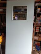 4 new glazed fire doors