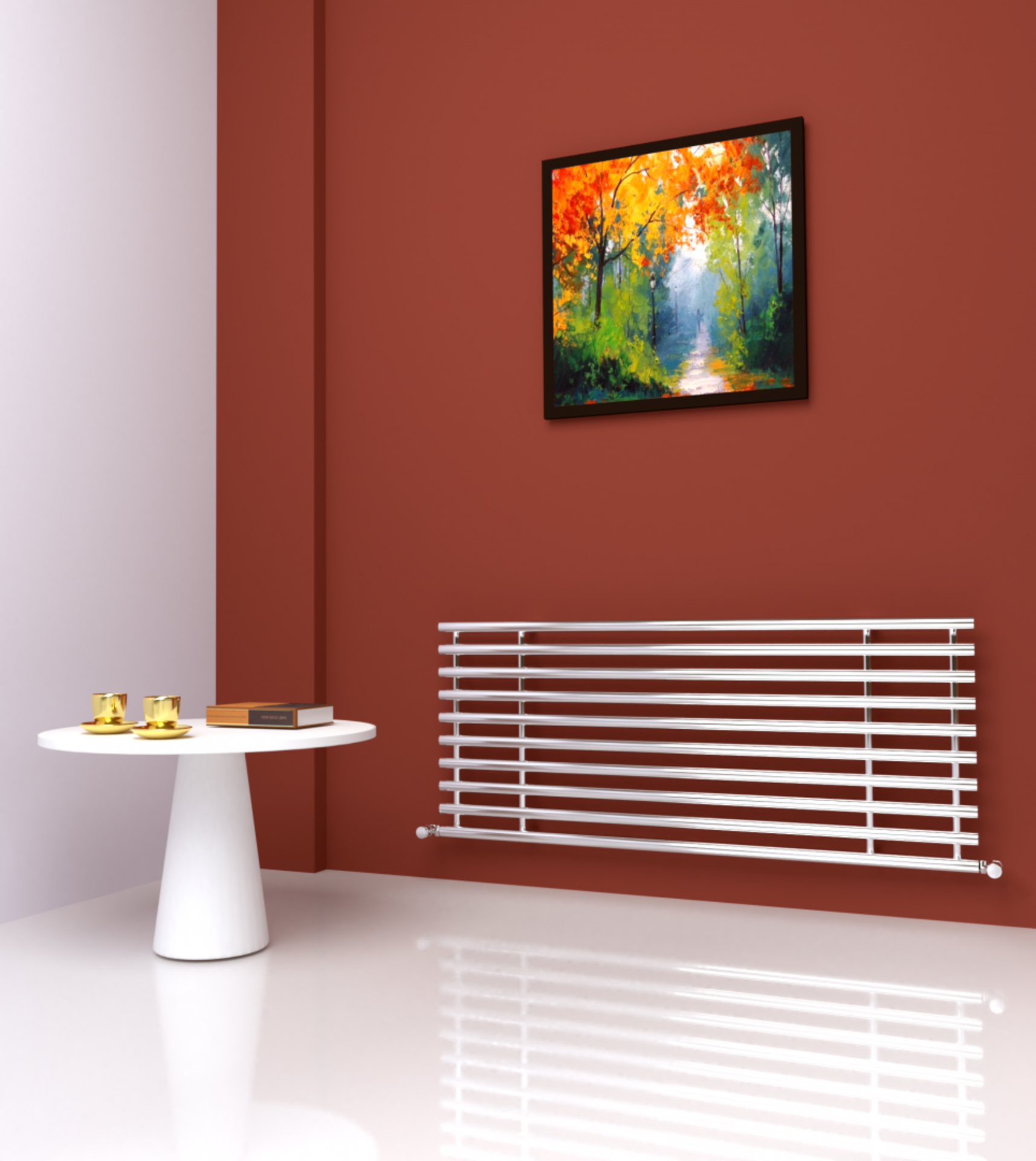 ST903H Tubes Horizontal 1300 Radiator by SBH. H560 x W1300mm. RRP £997. ...