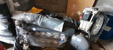 Quantity of plastic sheeting to pallet