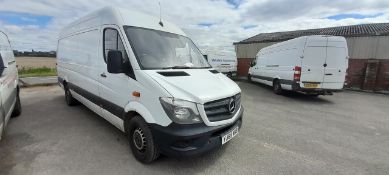 Mercedes Sprinter 310CDI, Registration YJ65WXB, White, 122,499 Miles, Date of Registration 19