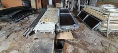 Assortment of scaffold walkboards