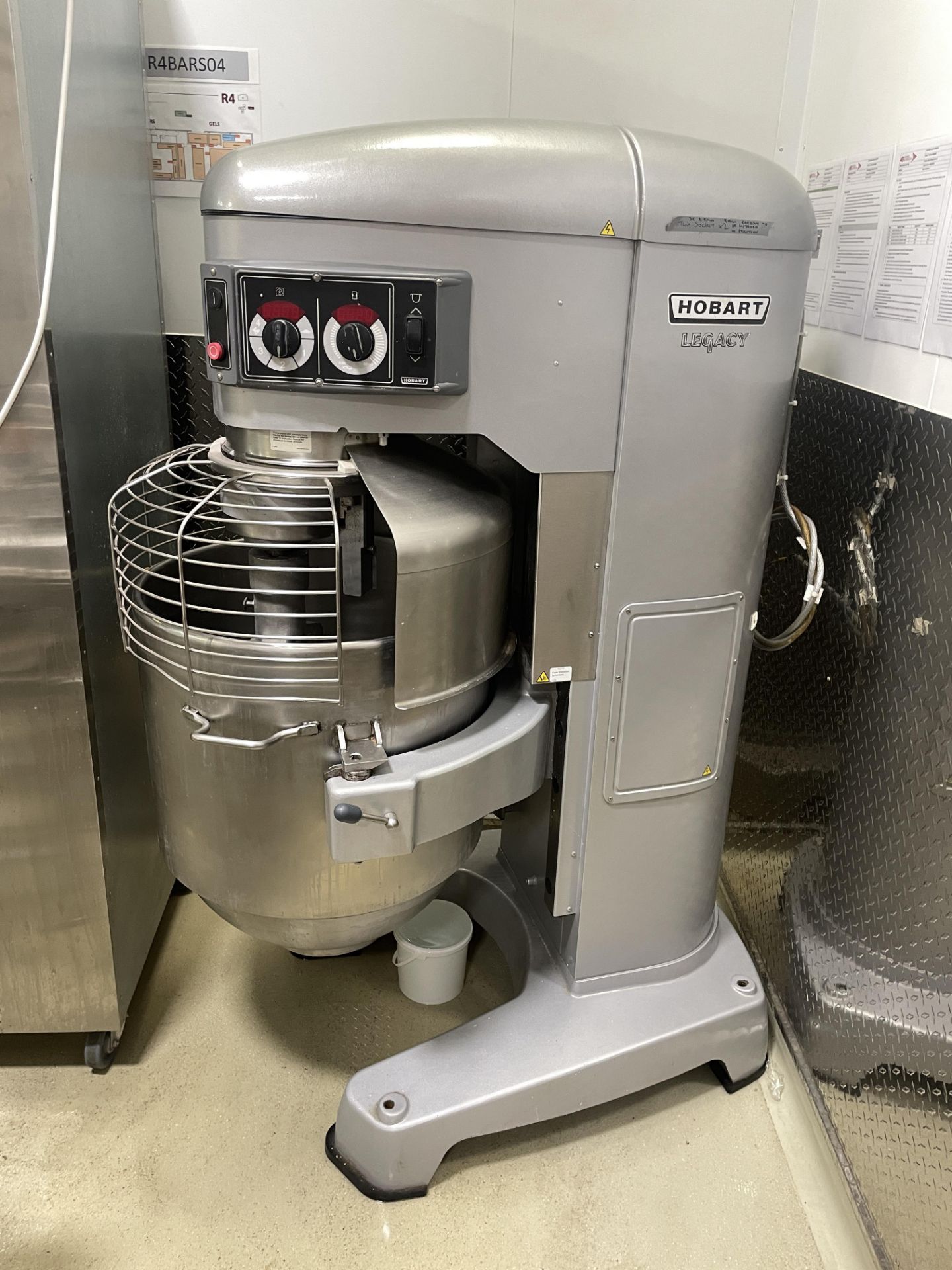 Hobart 1400 Mixer with jacketed bowl.