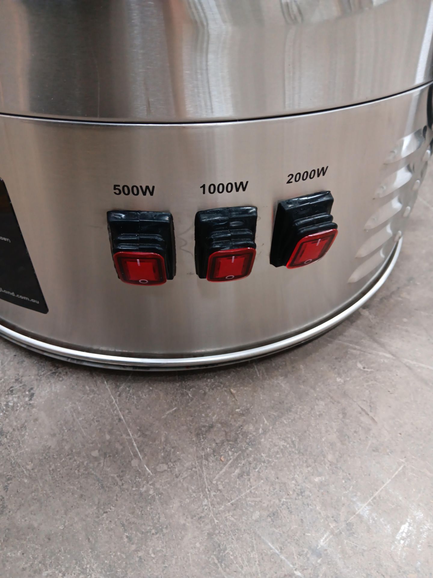 55 Litre Stainless Steel Kegland Digi Boil. Complete with stainless steel lid and bung Air lock - Image 4 of 5