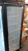Tefcold SC381 single glazed door 358 litre upright display refrigerator (new fan required)