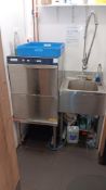 Cater wash CLA1G stainless steel commercial glass washer (2023) Serial number 3142058706 on