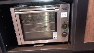 Roller Grill FC280 countertop mini convection oven, serial number 220706003