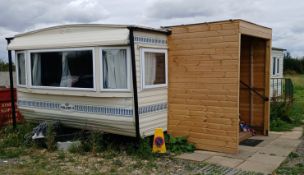 Willerby Granada 40ft x 12 (approx.) static caravan, as per photographs, toilet/washroom has been
