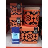 8x Hornsea's Pottery (Red) Storage Jars- 5x small; 3x Large