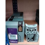 6x Hornsea Pottery (Teal) Cat Money Boxes