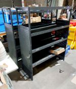 2 x Heavy duty van shelving unit (1350x1700x500) requires star allen key to dismantle – Delayed