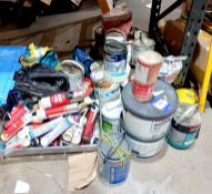 Various pallets & adhesives