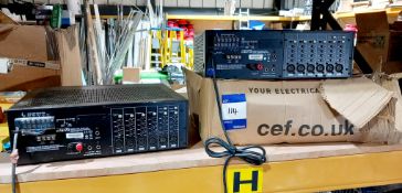 3 x Interim Pam-120A public address AMP