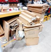 Large quantity of various QVIS LED lighting components to include panel lighting, brackets etc. to