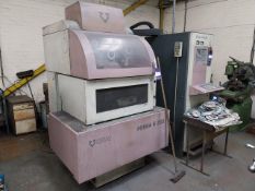 ONA Prima S250 wire erosion machine submerged and flushing cutting (advised decommissioned) with