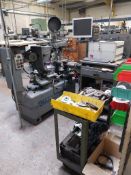 Wickman 650590 optical profile grinder modified to CNC to include Taylor-Hobson projection