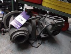 Rotary head attachment for cutter grinder