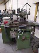 Cincinnati No.2TCG CNC adapted brunner spiral hob grinder with HPH remote control unit and