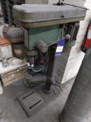 Ajax B-16L pedestal precision spindle drill