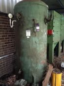 Vertical welded air receiver tank (15781.1) size 72 x 36 B.S.S 487.60