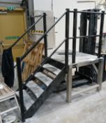 Fabricated Raised Platform, with Stairs