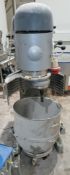 Hobart V1401 Heavy Duty Mixer, Serial Number 31-1219-238, with Mixer Bowl and Mobile Stand