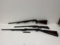3 x spring loaded Air Rifles