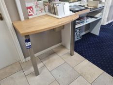 Wooden sidetable - 1000mm wide x 600mm deep apron front