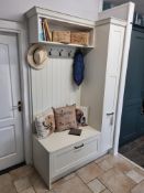 Fitted cloakroom display - 1240mm wide