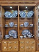 Churchill blue/white ceramic tableware