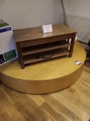 Wooden display plinth