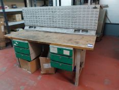 2 x Workstations with pedestal drawers