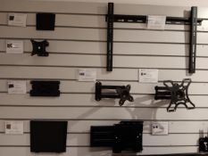 16 x ultimate mounts TV mounting brackets to wall (buyer to remove)