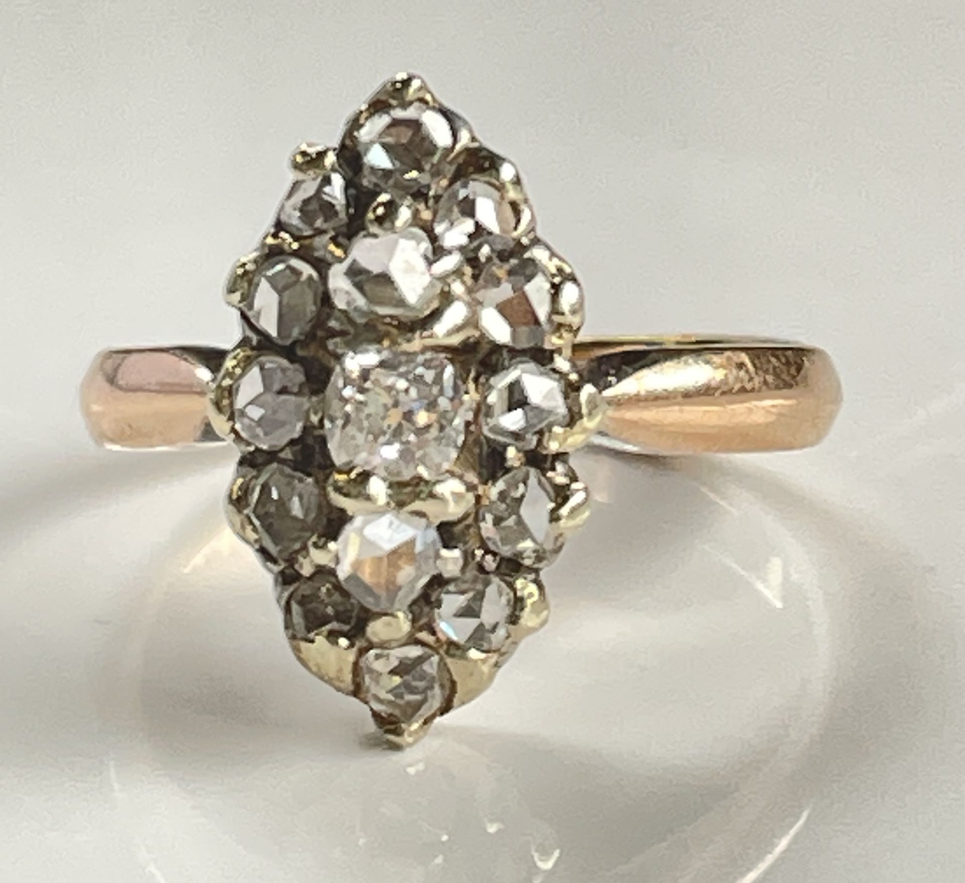 Antiker Französischer Diamant Ring - Bild 4 aus 4