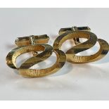 Design 14K Gold Cufflinks