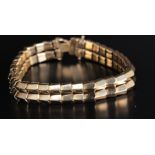 Art Deco Gold Bracelet 14K Yellow Gold - Beautiful Design