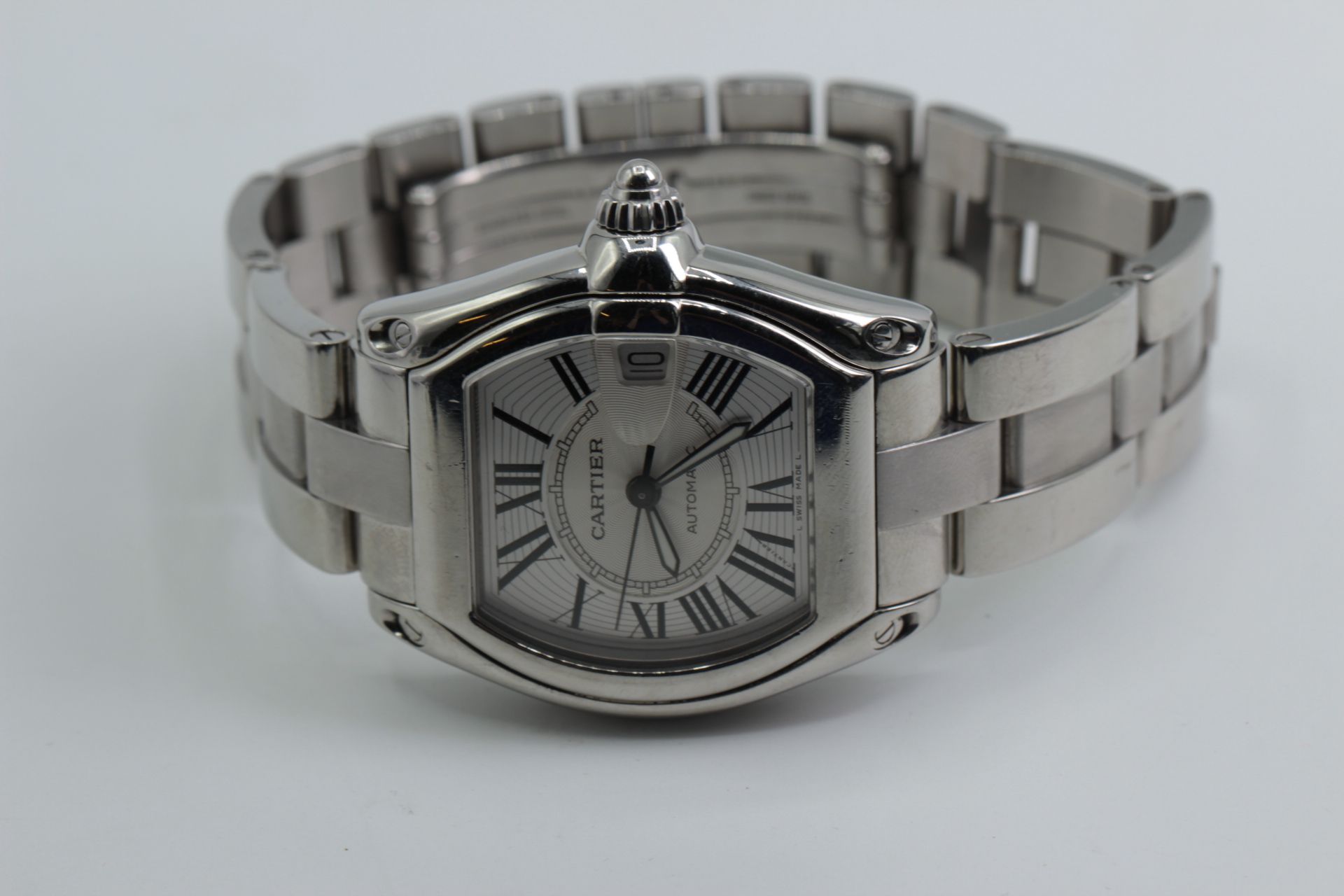 Cartier Roadster Armbanduhr Edelstahl, Wasserfest - Bild 2 aus 6