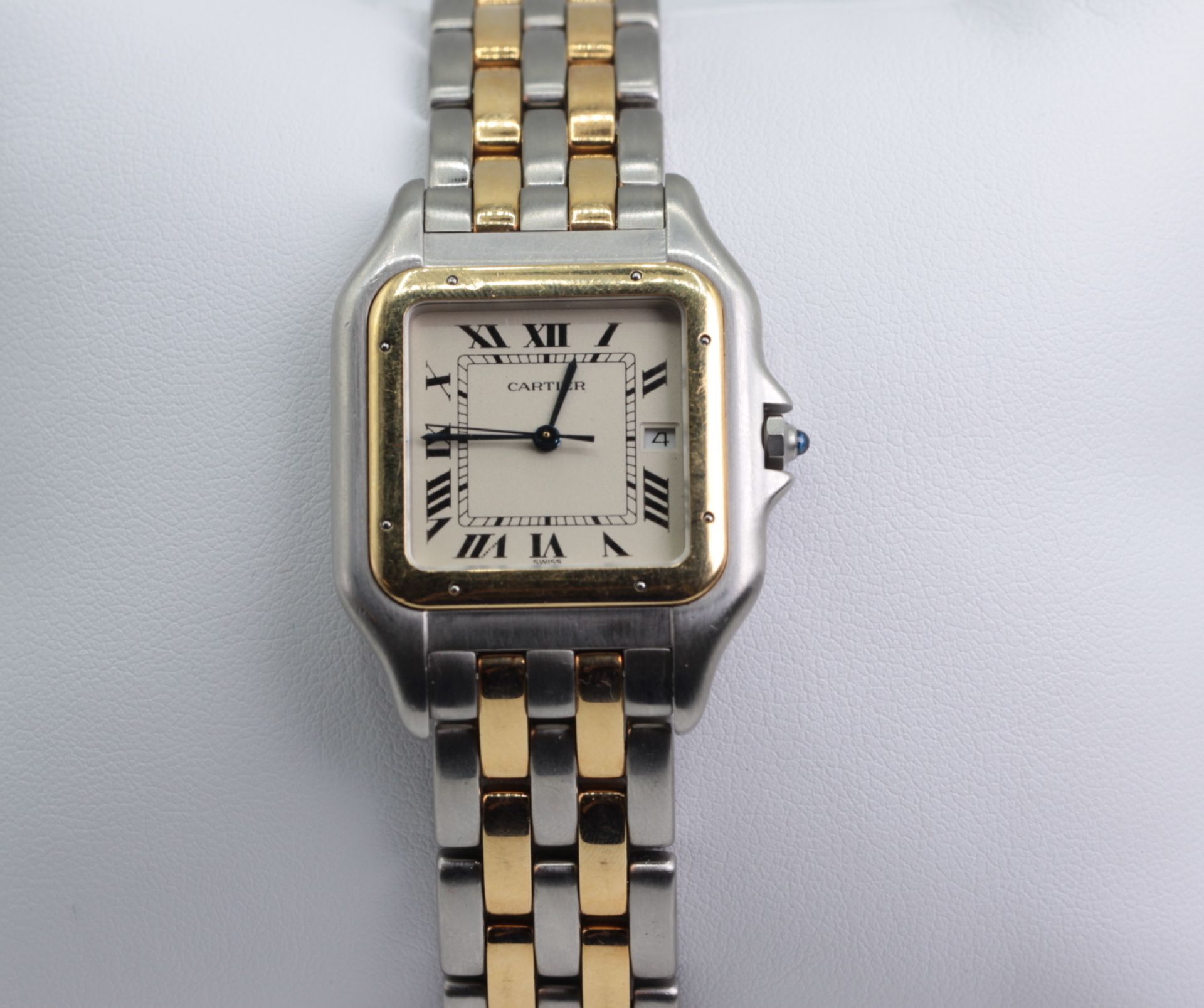 Cartier Panthere 750 Gold mit Edelstahl Armbanduhr