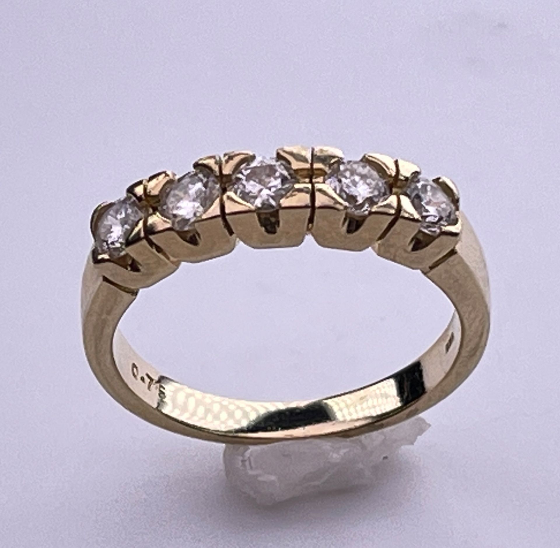 Diamant Ring 0.75 ct. - Bild 2 aus 5