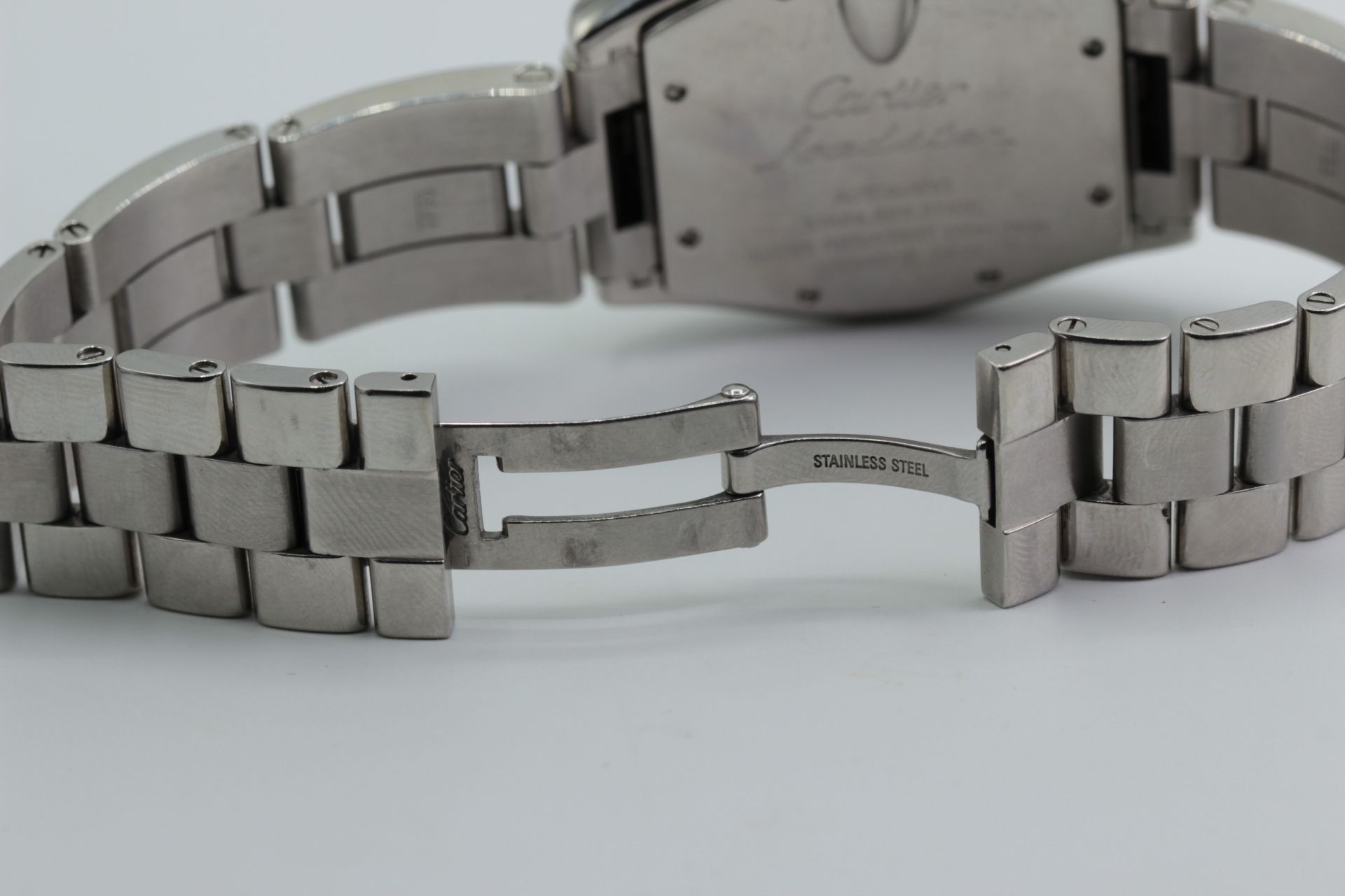 Cartier Roadster, functioning, water resistent, stainless steel - Image 5 of 6