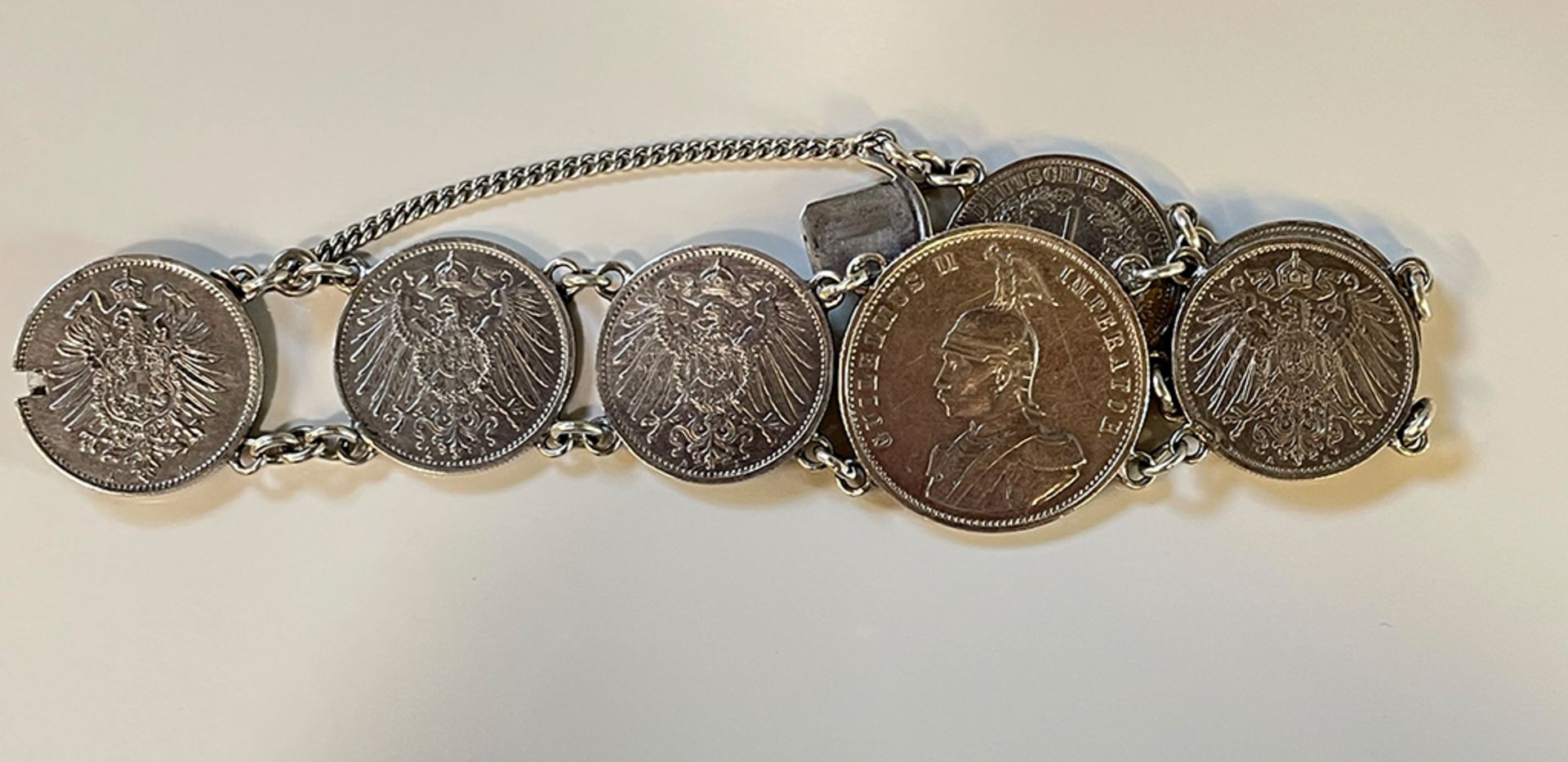 Silver Coin Bracelet - Image 2 of 5