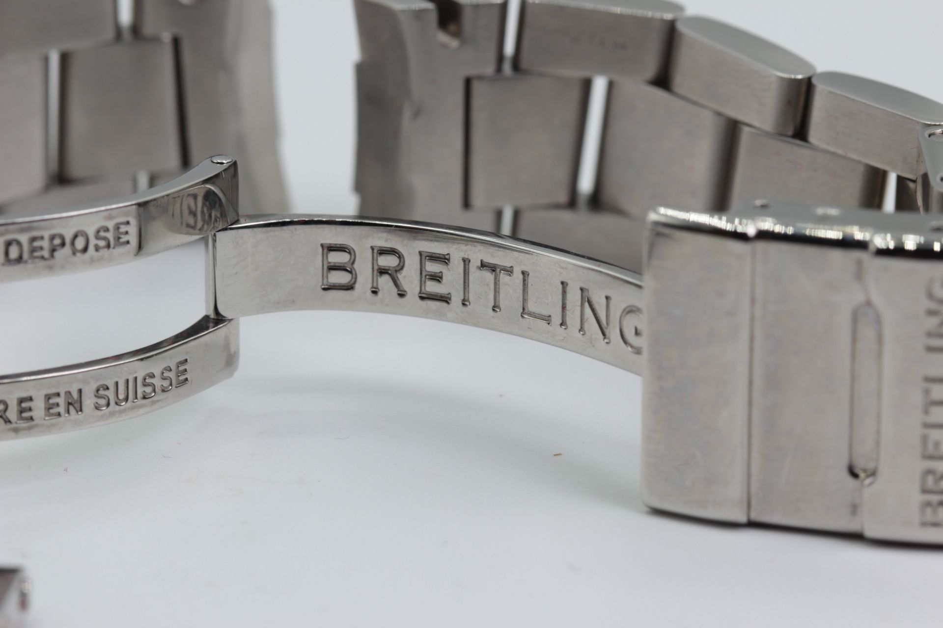 Breitling Brand Bracelet for Wrist Watch - Polished Steel - No 182A - Image 2 of 4