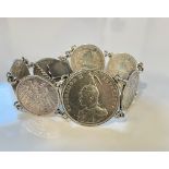 Silver Coin Bracelet