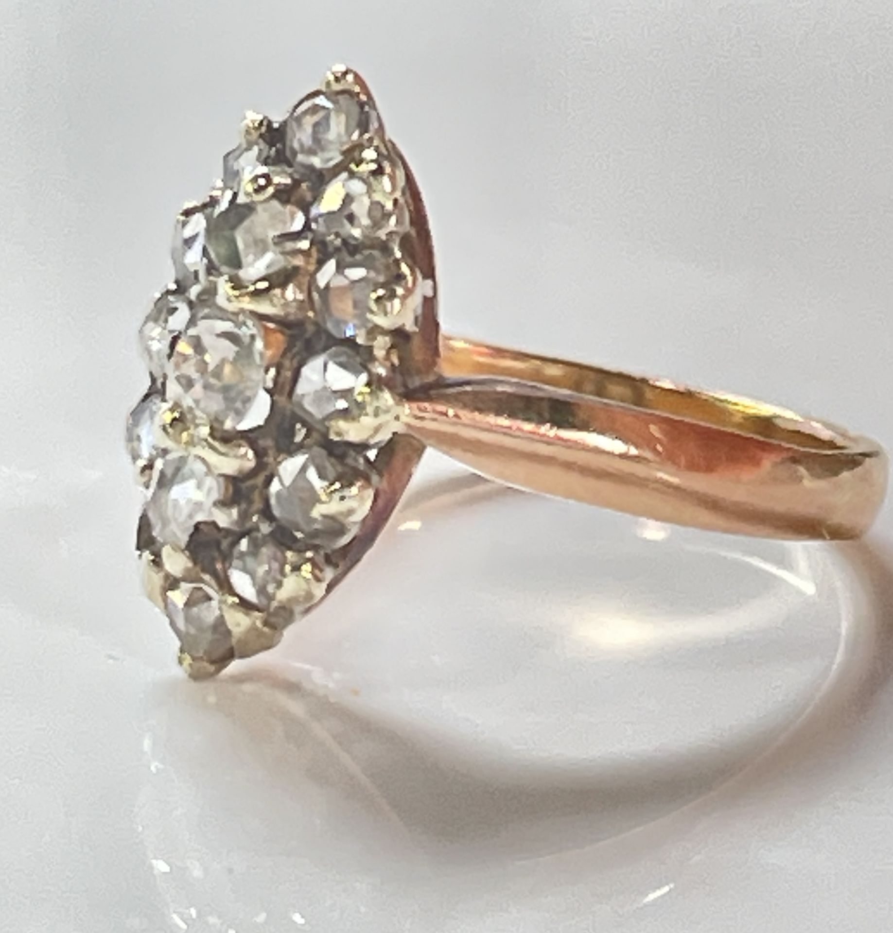 Antiker Französischer Diamant Ring - Bild 3 aus 4