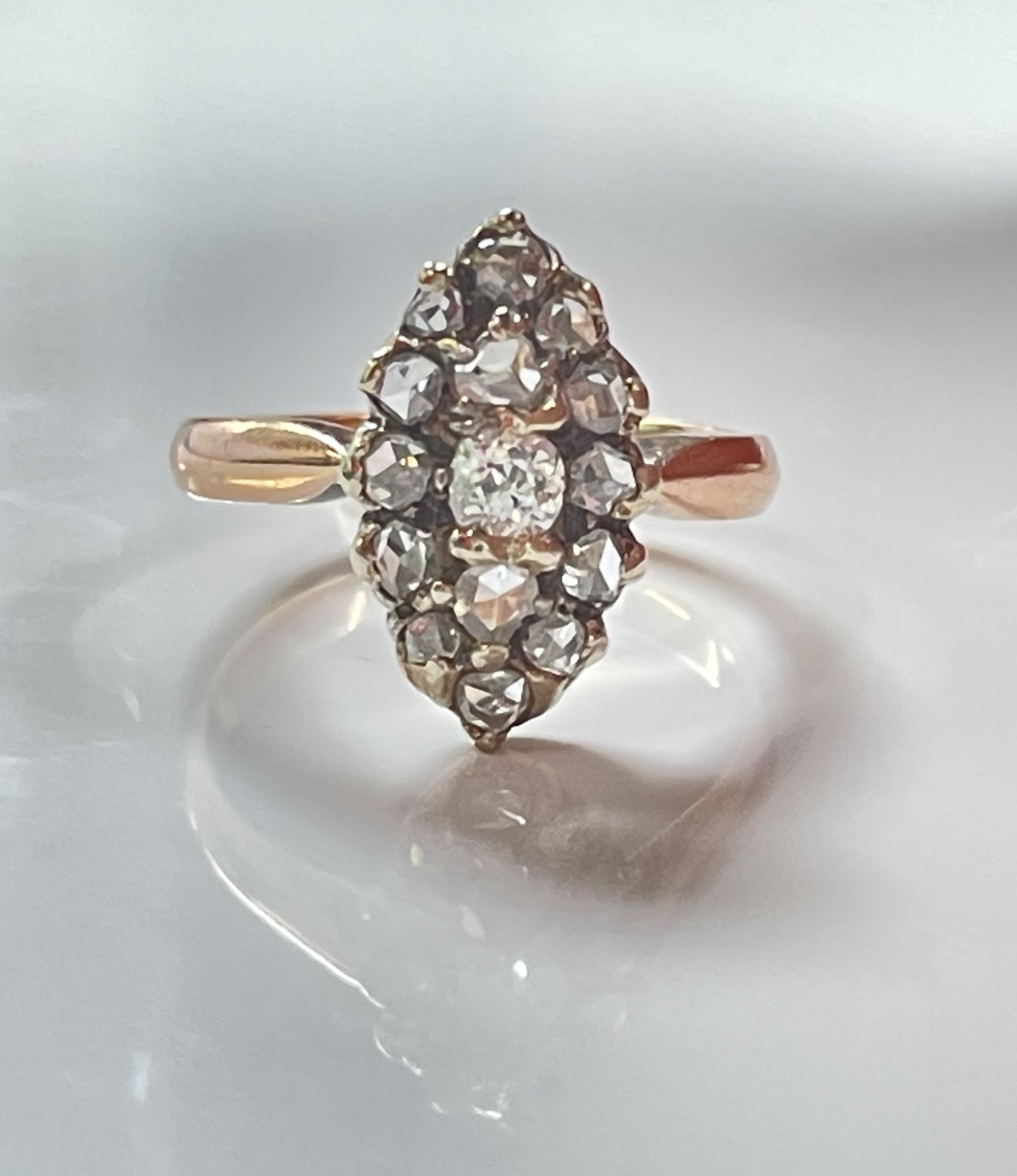 Antiker Französischer Diamant Ring