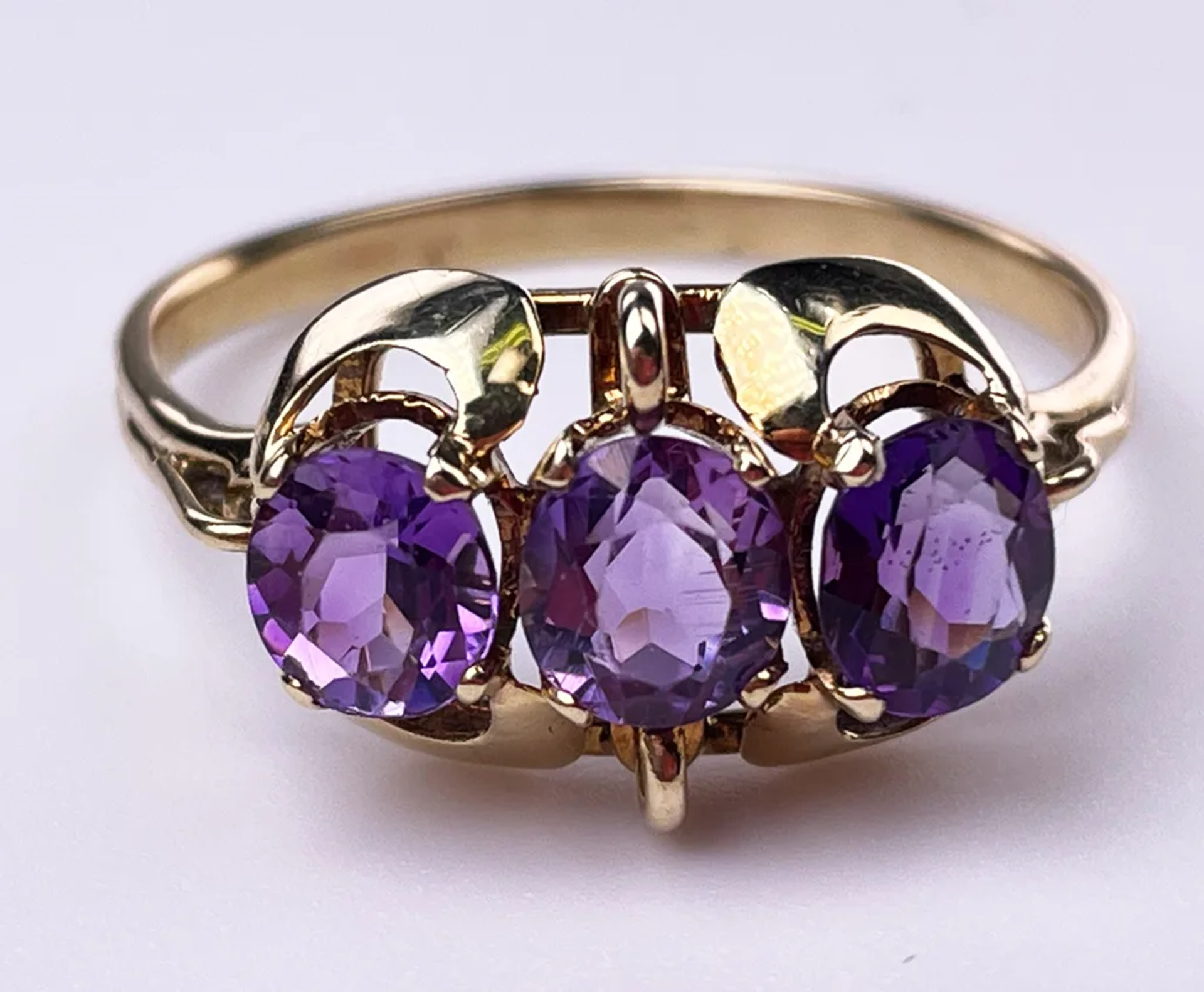 Vintage Amethyst Ring 14K Gold