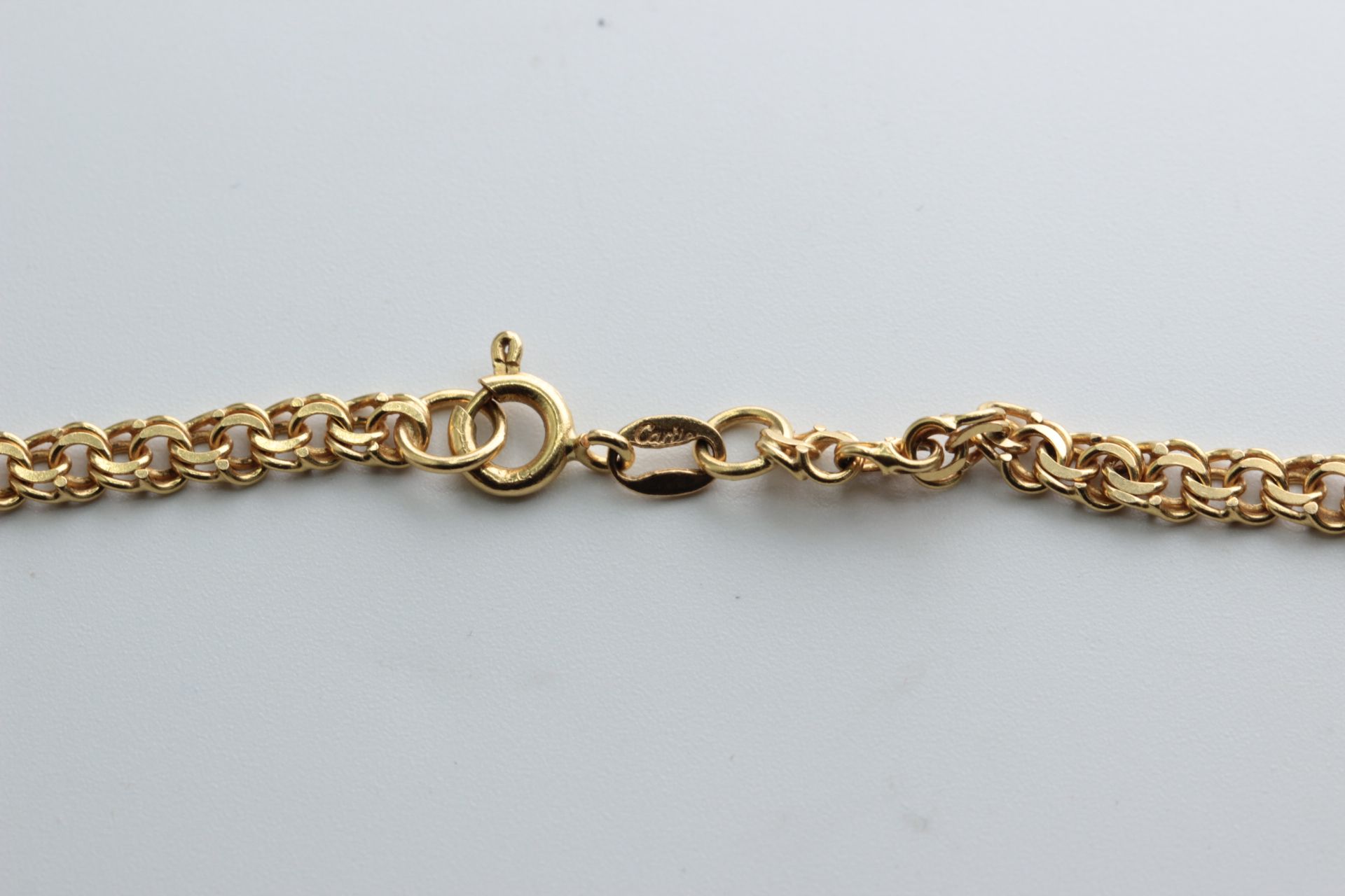 Schwere Cartier Goldkette 750er Gelbgold Design