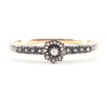 Antique Victorian French Bangle 18K with Diamonds