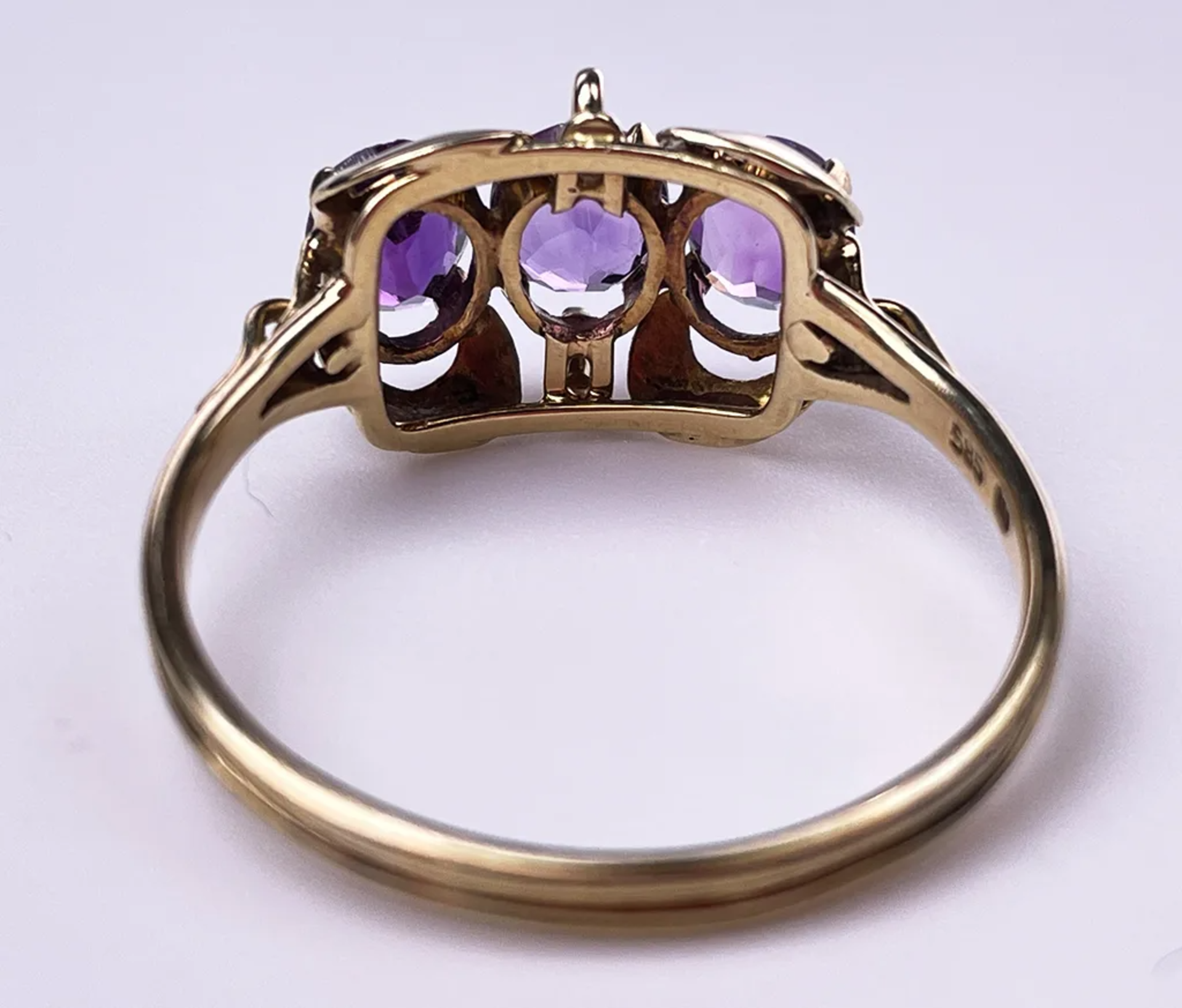 Vintage Amethyst Ring 14K Gold - Image 2 of 3