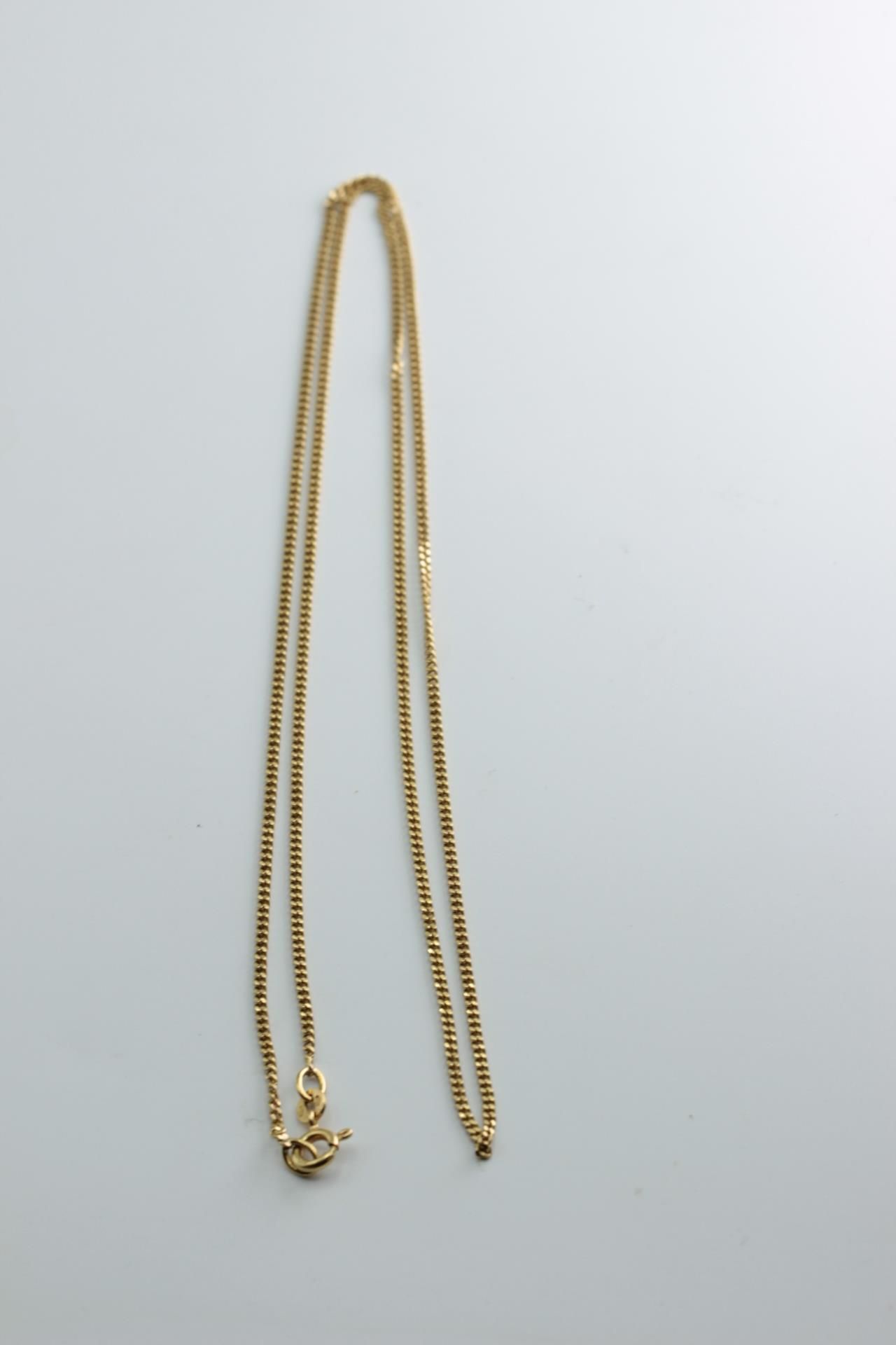 Necklace / Chain / Flat Curb Chain 62cm 24.4 inches - Image 2 of 5