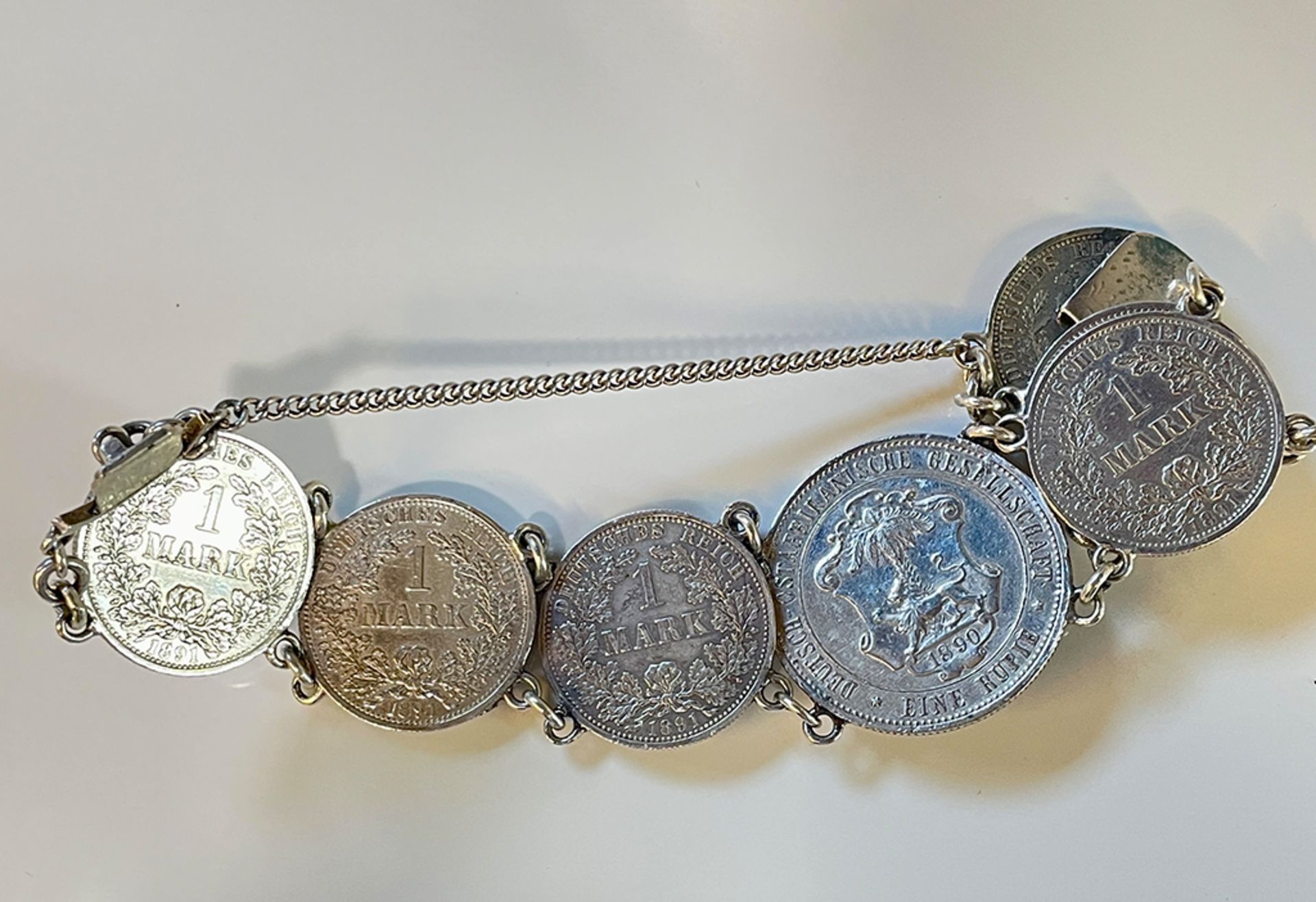 Silver Coin Bracelet - Image 5 of 5